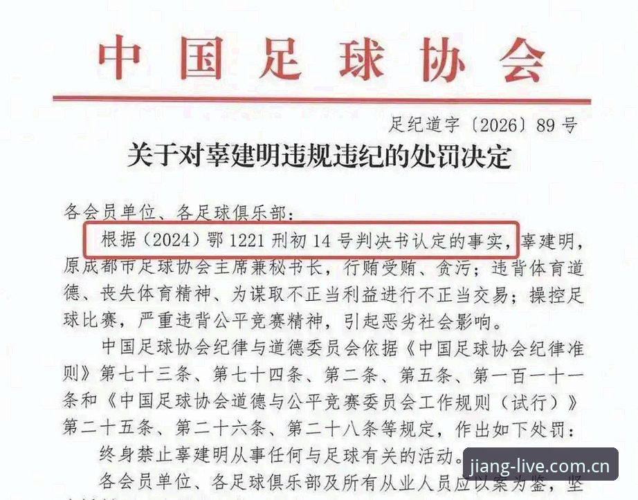 赛事直播平台下载安卓版 中国足协第三批禁足名单深度梳理:74人处罚背后的行业信号